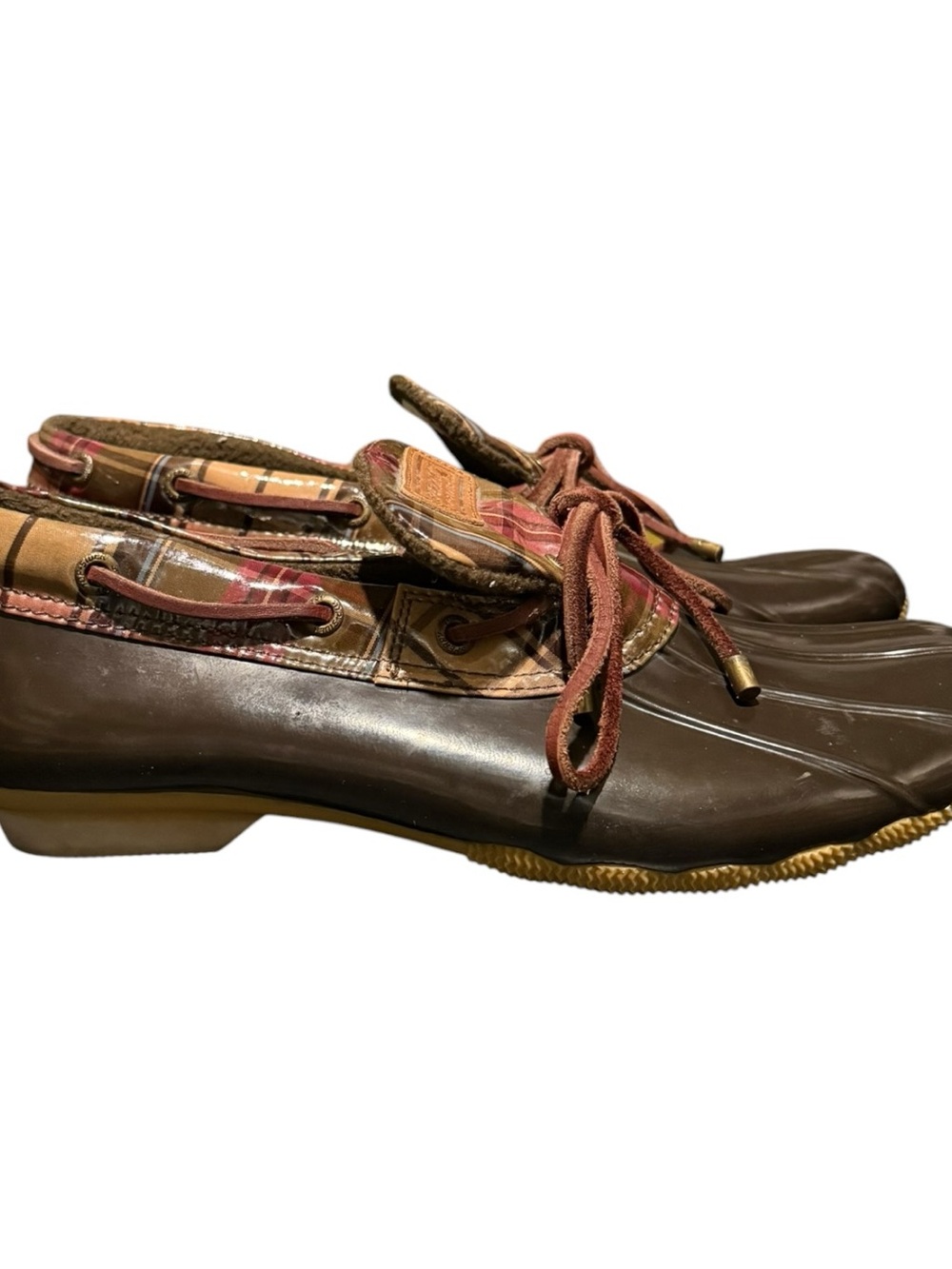 Vintage Sperry Woman's Top-Siders Rain Boots Size 10 #9045436 G11-CH373 - Picture 2 of 10